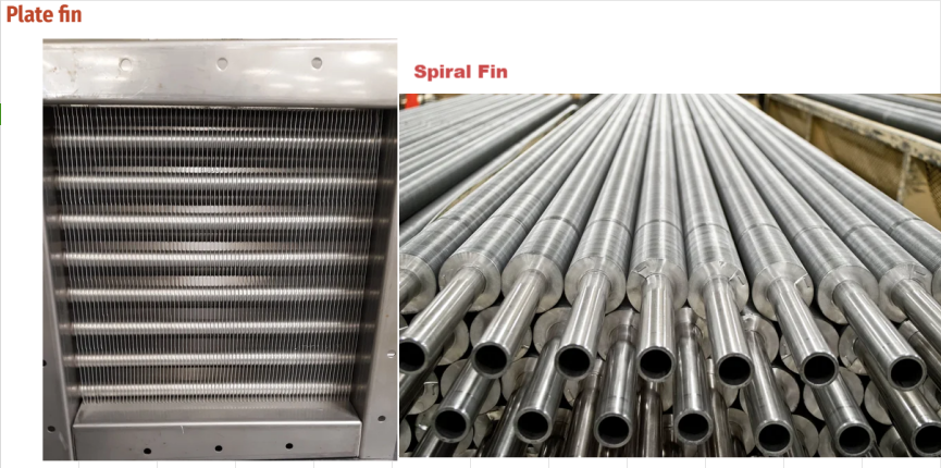 Differentiae inter Plate & Spiral Fin Calor Commerciorum